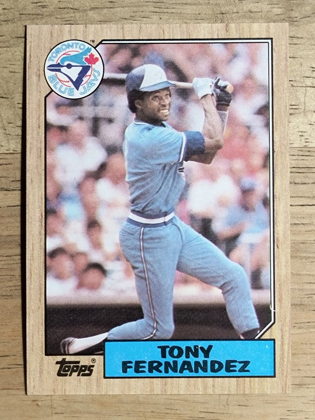 1987 Topps #485 Tony Fernandez