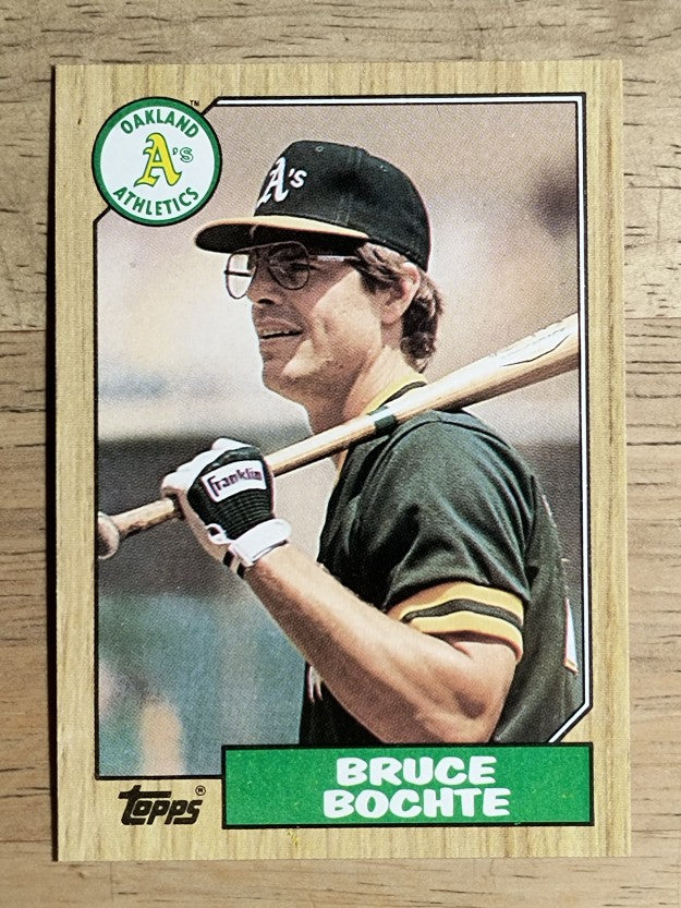 1987 Topps #496 Bruce Bochte