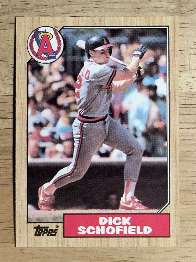 1987 Topps #502 Dick Schofield