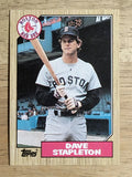 1987 Topps #507 Dave L. Stapleton