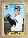1987 Topps #521 Rick Reuschel