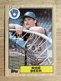 1987 Topps #547 Rob Deer
