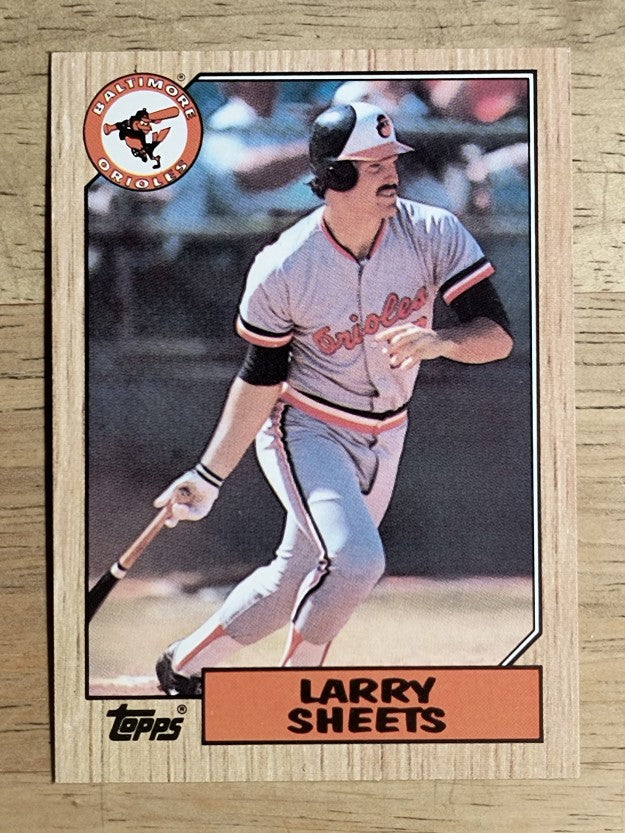 1987 Topps #552 Larry Sheets