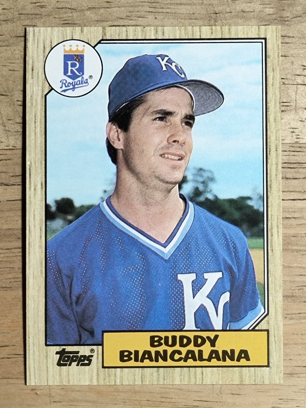 1987 Topps #554 Buddy Biancalana