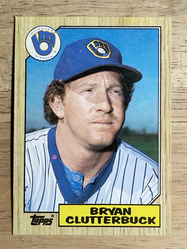 1987 Topps #562 Bryan Clutterbuck
