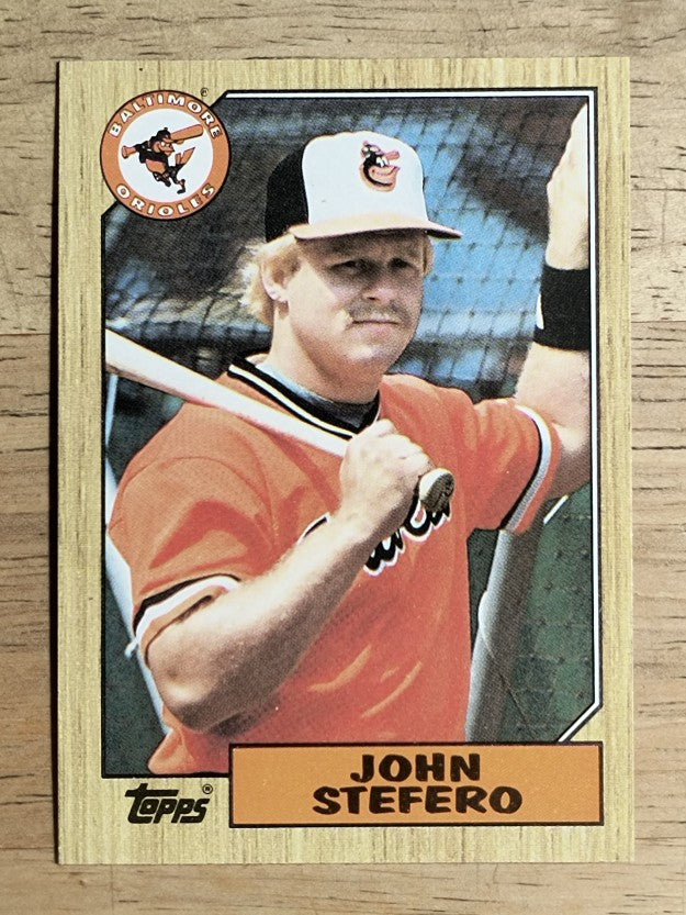 1987 Topps #563 John Stefero