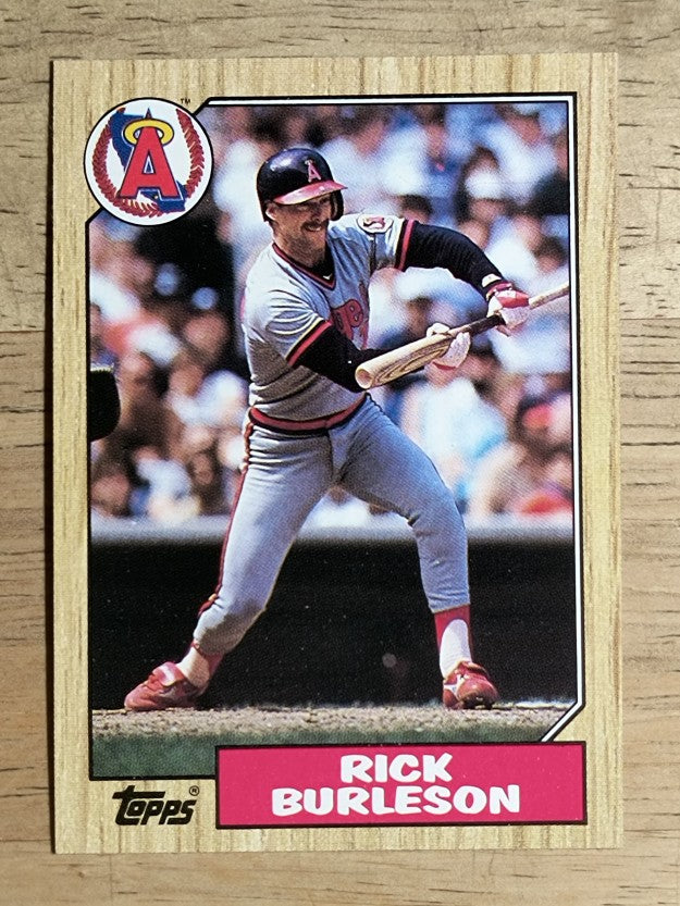 1987 Topps #579 Rick Burleson