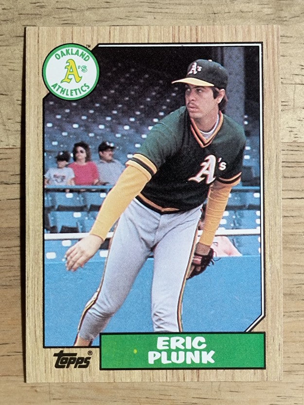 1987 Topps #587 Eric Plunk