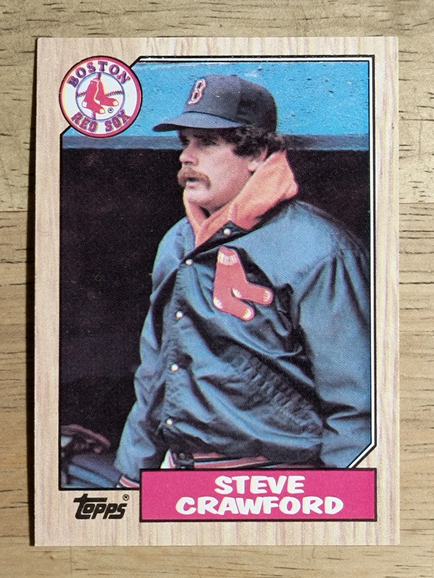 1987 Topps #589 Steve Crawford