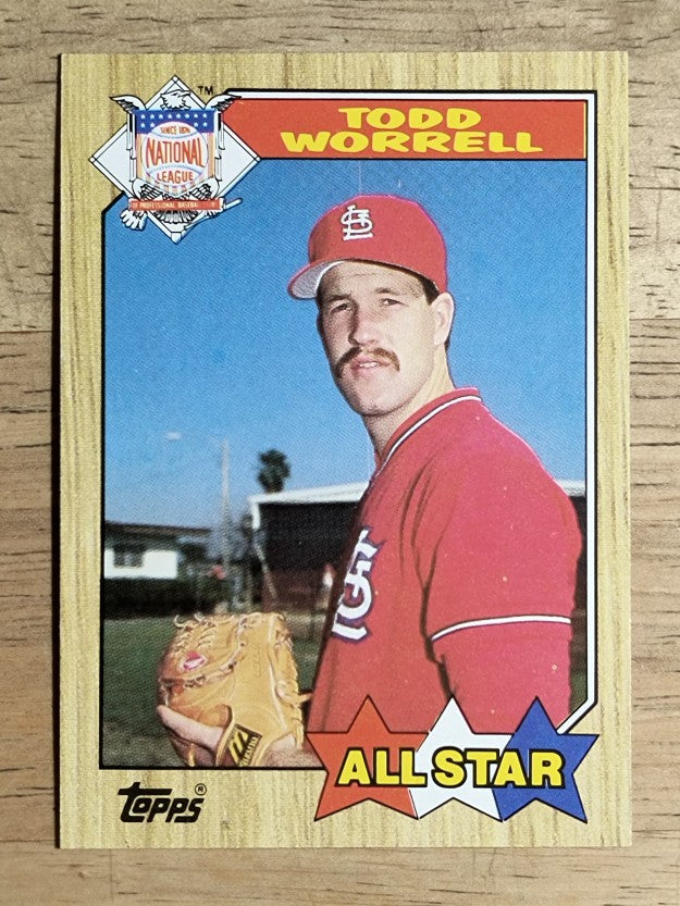 1987 Topps #605 Todd Worrell AS