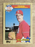 1987 Topps #605 Todd Worrell AS
