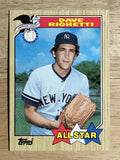1987 Topps #616 Dave Righetti AS