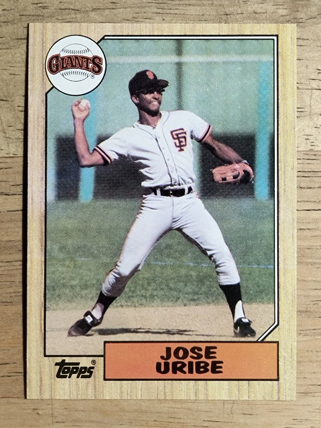 1987 Topps #633 Jose Uribe