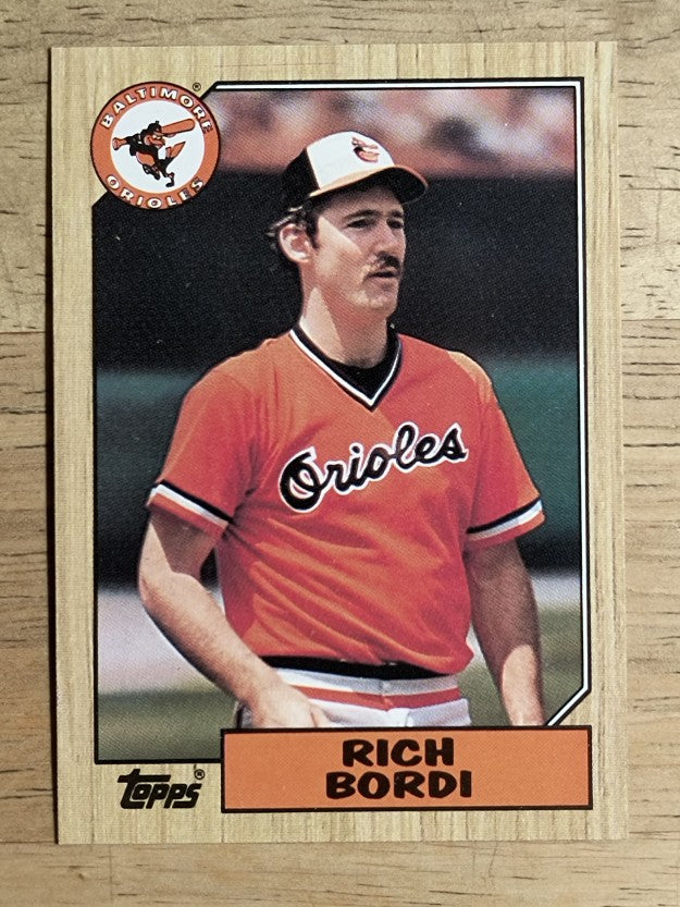 1987 Topps #638 Rich Bordi