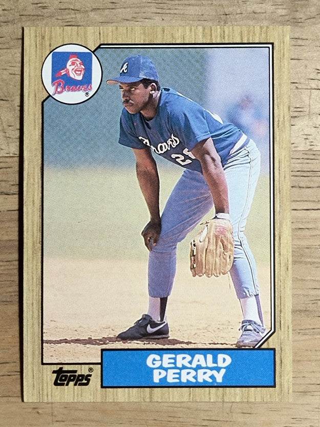 1987 Topps #639 Gerald Perry