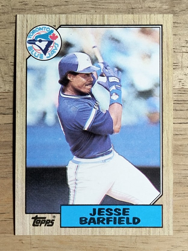 1987 Topps #655 Jesse Barfield