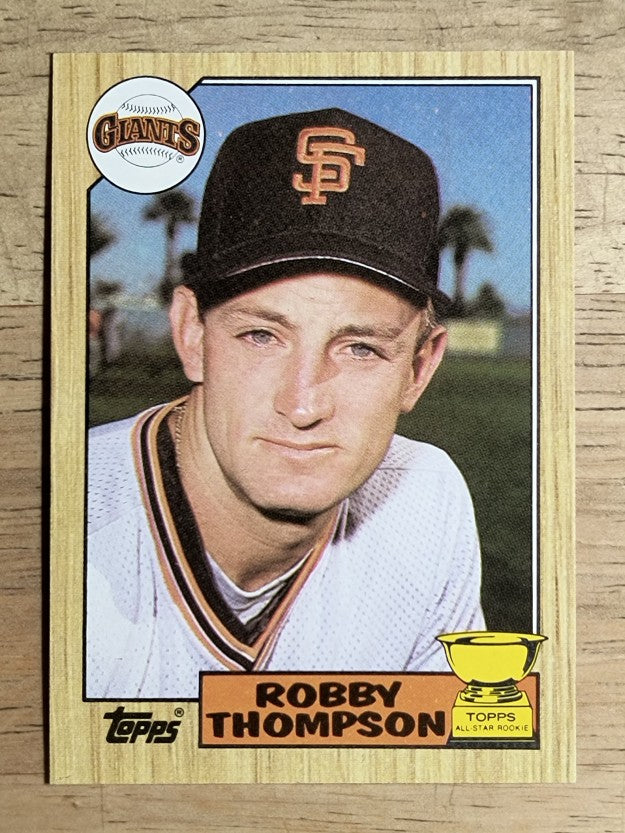 1987 Topps #658 Robby Thompson RC