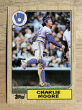 1987 Topps #676 Charlie Moore