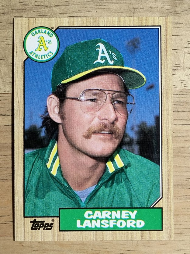 1987 Topps #678 Carney Lansford