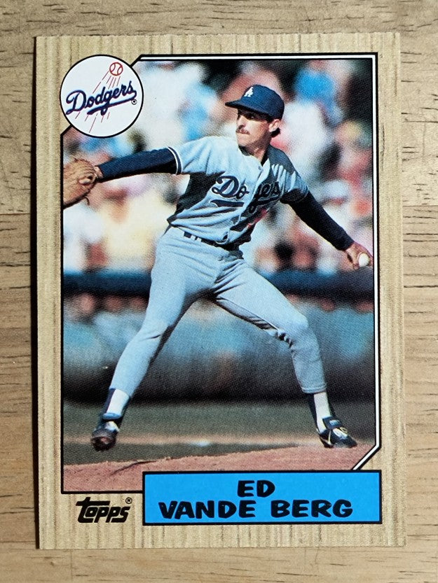 1987 Topps #717 Ed VandeBerg