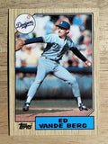 1987 Topps #717 Ed VandeBerg
