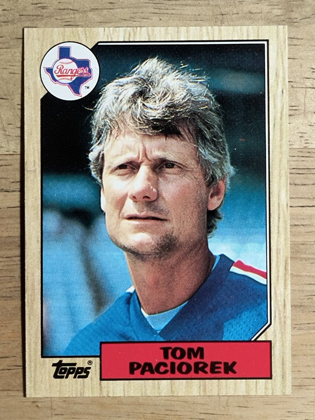 1987 Topps #729 Tom Paciorek