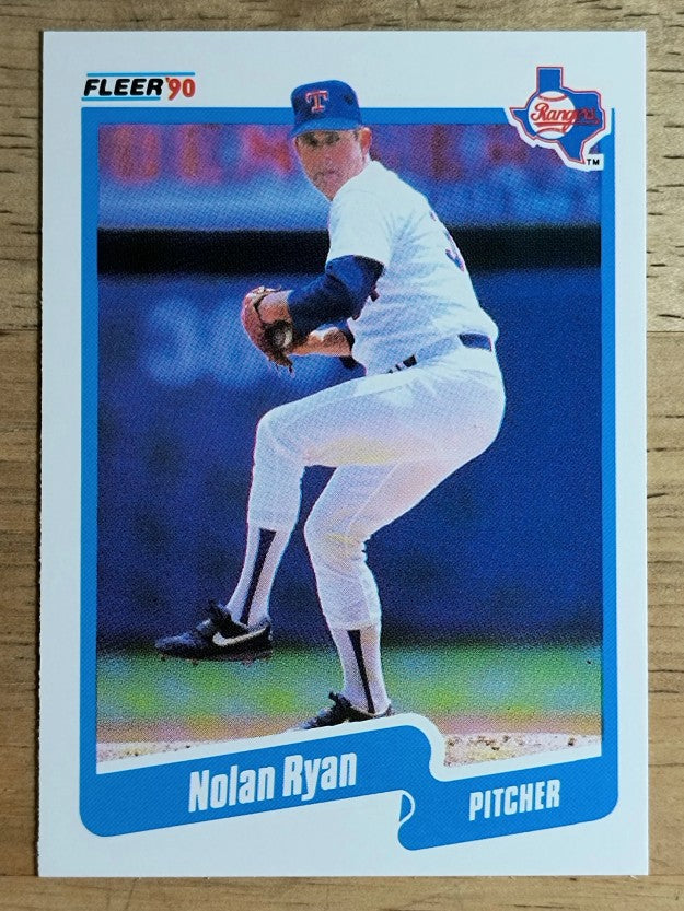 1990 Fleer #313 Nolan Ryan