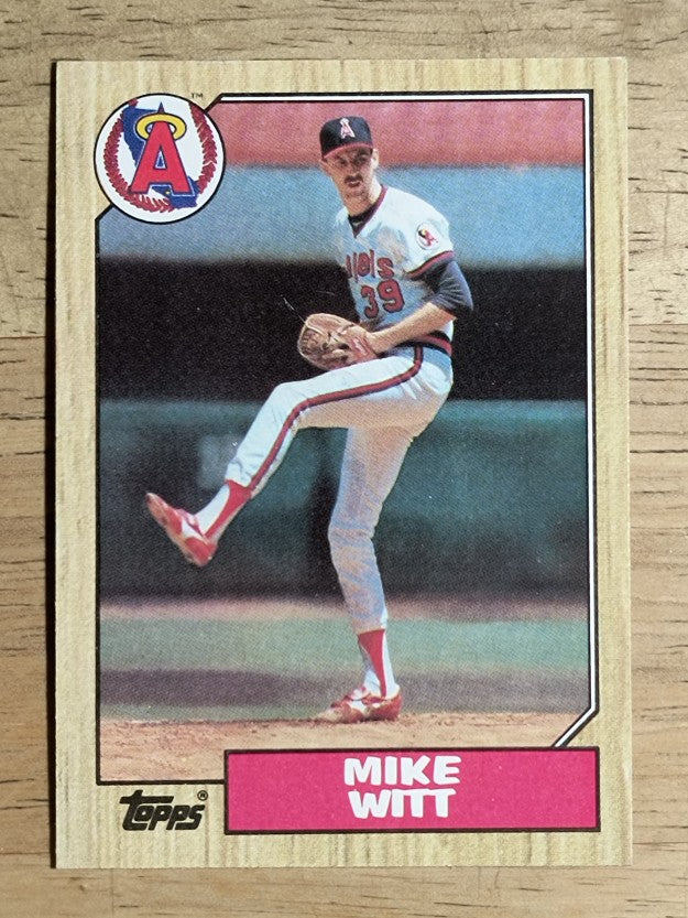 1987 Topps #760 Mike Witt