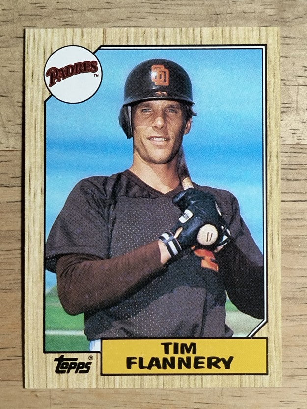 1987 Topps #763 Tim Flannery