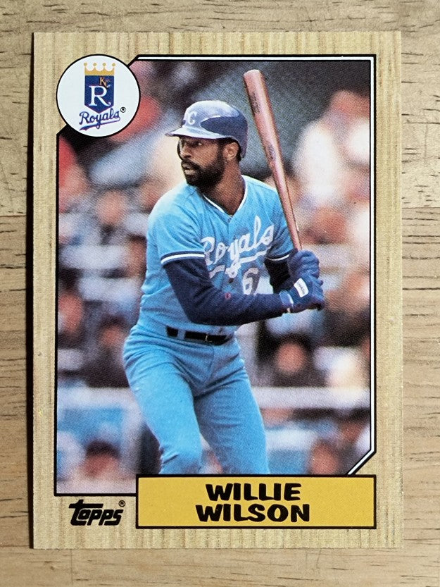 1987 Topps #783 Willie Wilson