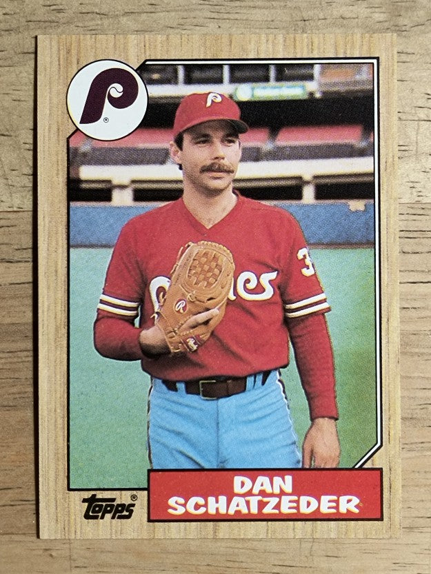 1987 Topps #789 Dan Schatzeder