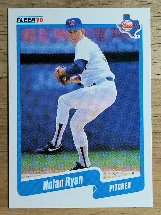 1990 Fleer #313 Nolan Ryan