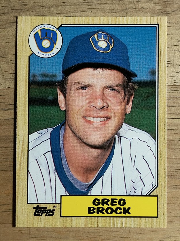 1987 Topps Traded #9T Greg Brock