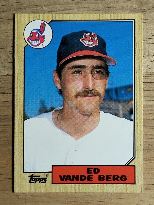 1987 Topps Traded #123T Ed VandeBerg