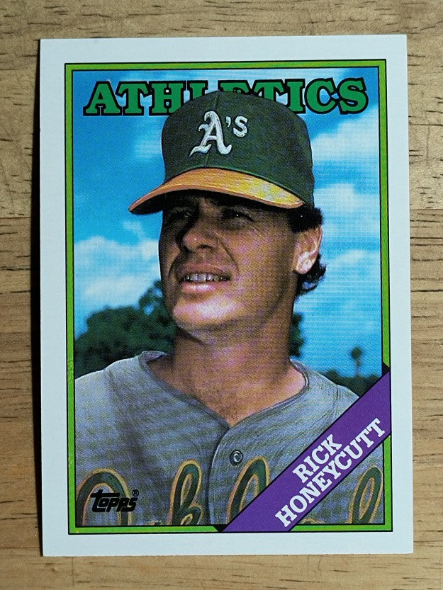 1988 Topps #641 Rick Honeycutt