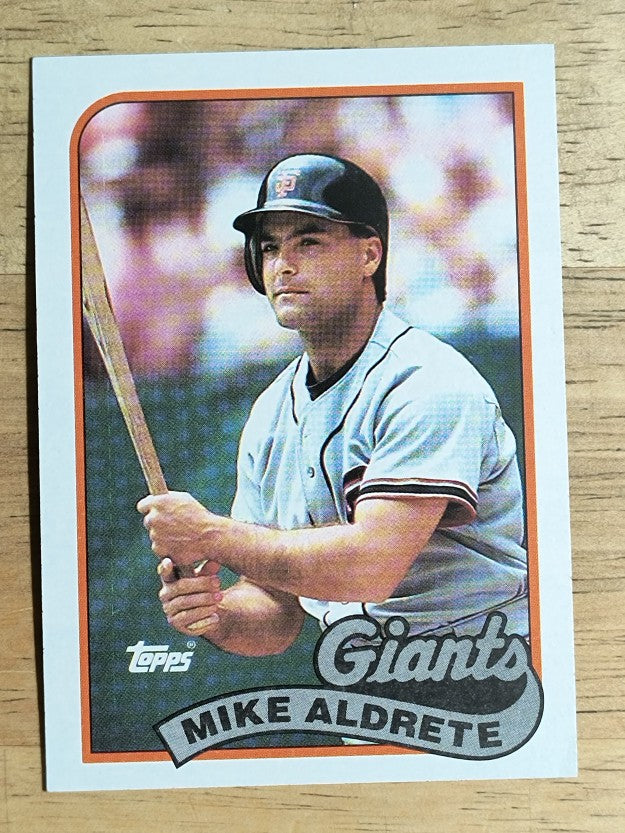 1989 Topps #158 Mike Aldrete
