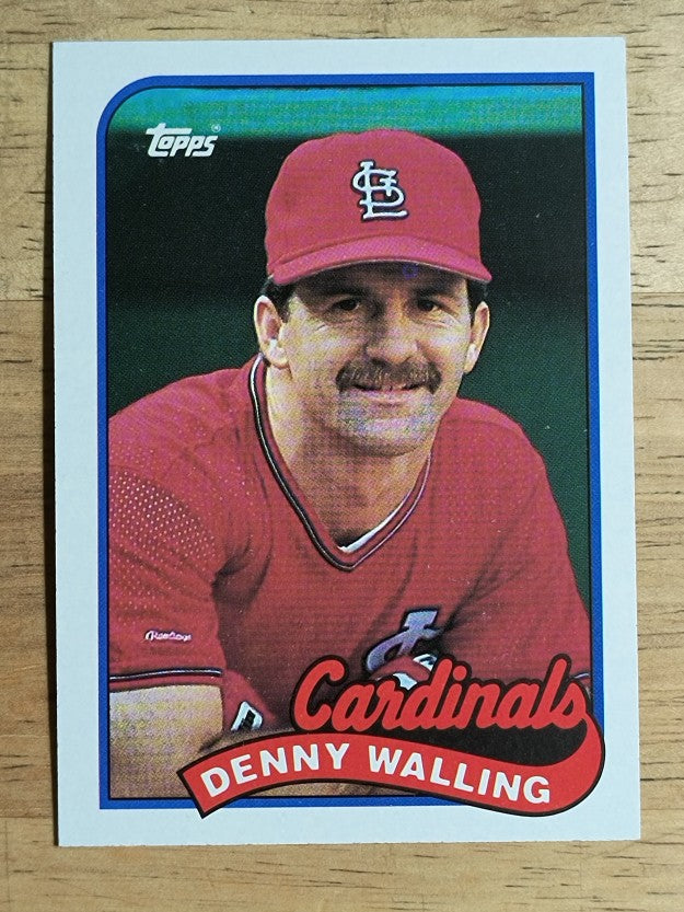 1989 Topps #196 Denny Walling