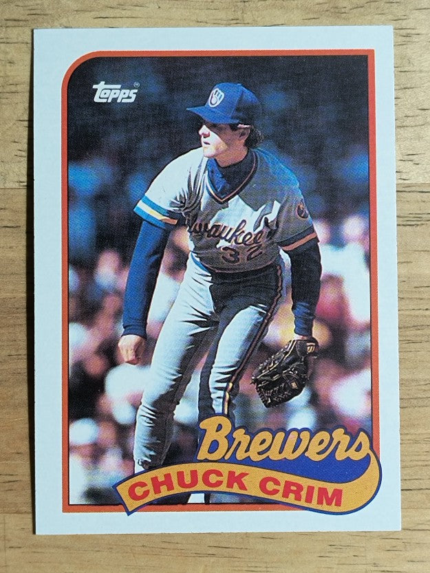 1989 Topps #466 Chuck Crim