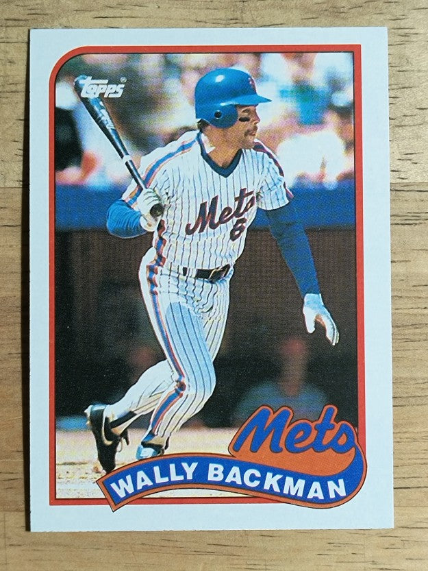 1989 Topps #508 Wally Backman