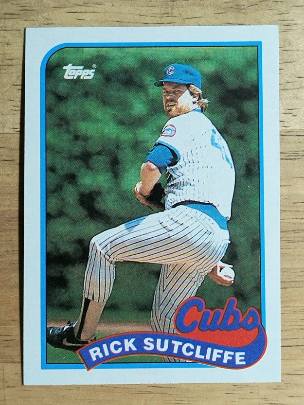 1989 Topps #520 Rick Sutcliffe
