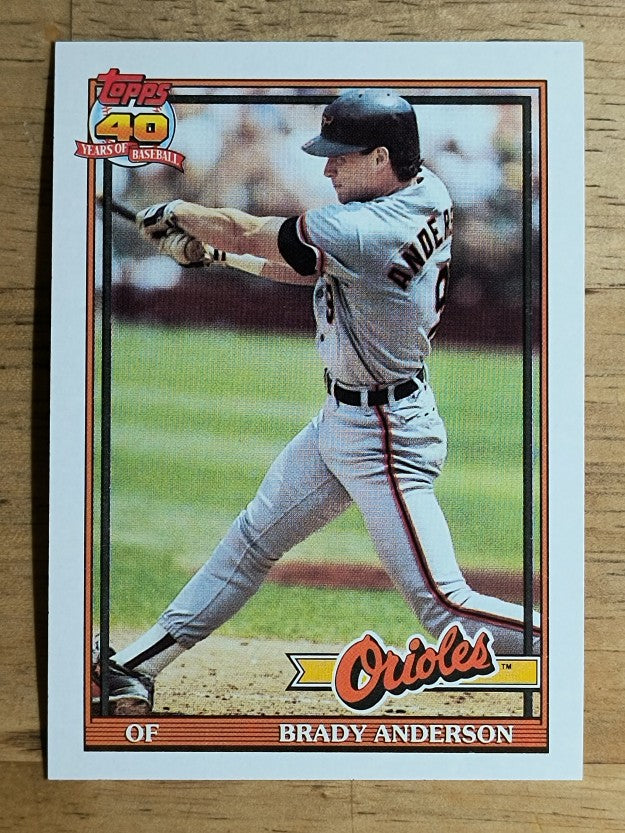 1991 Topps #97B Brady Anderson COR