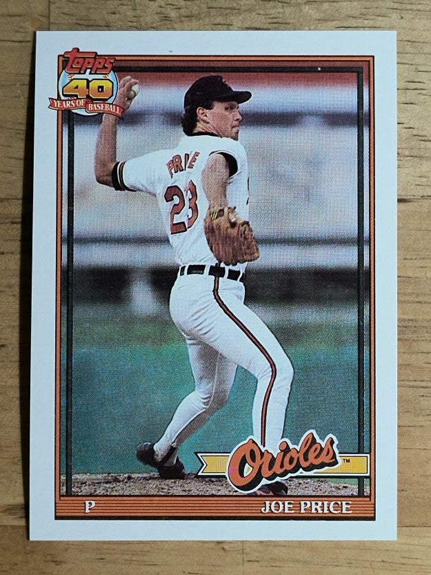 1991 Topps #127 Joe Price