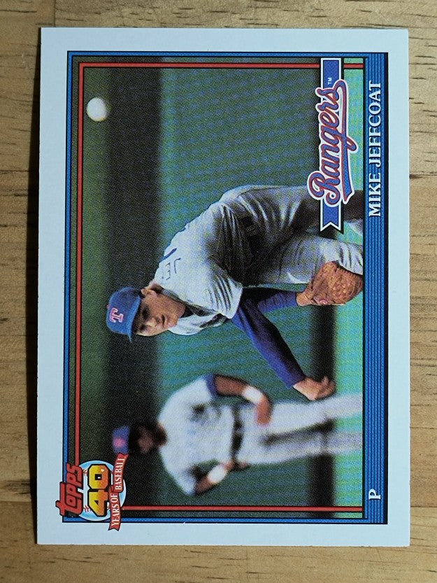 1991 Topps #244 Mike Jeffcoat