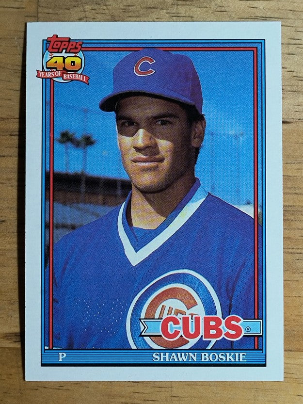 1991 Topps #254 Shawn Boskie