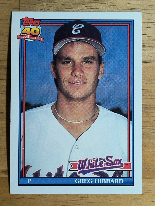 1991 Topps #256 Greg Hibbard