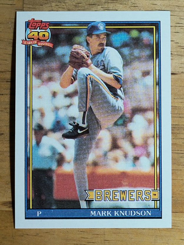 1991 Topps #267 Mark Knudson