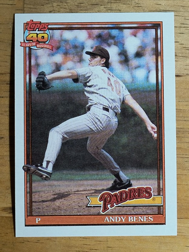 1991 Topps #307 Andy Benes