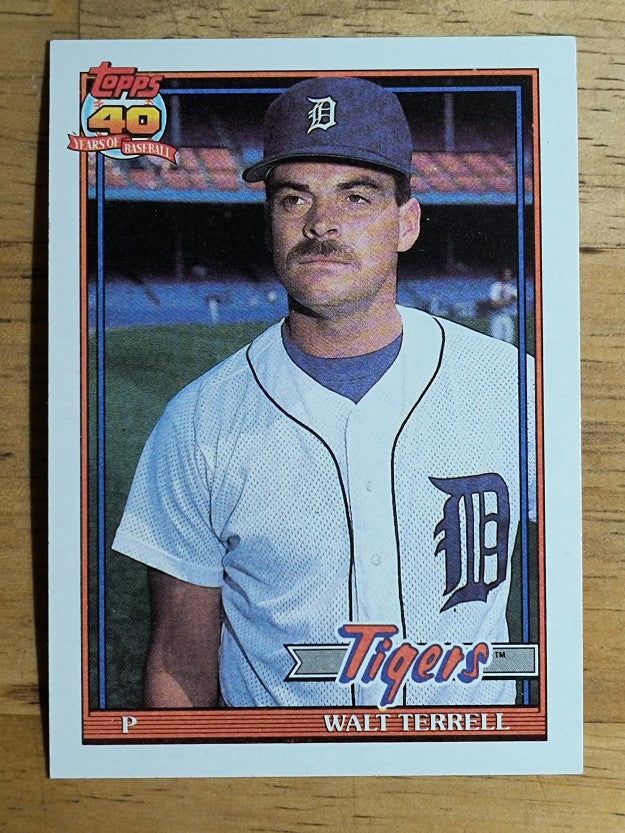 1991 Topps #328 Walt Terrell