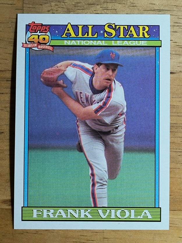 1991 Topps #406 Frank Viola AS