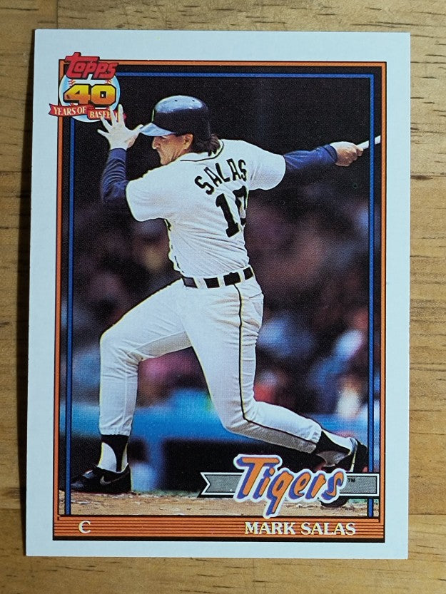 1991 Topps #498 Mark Salas